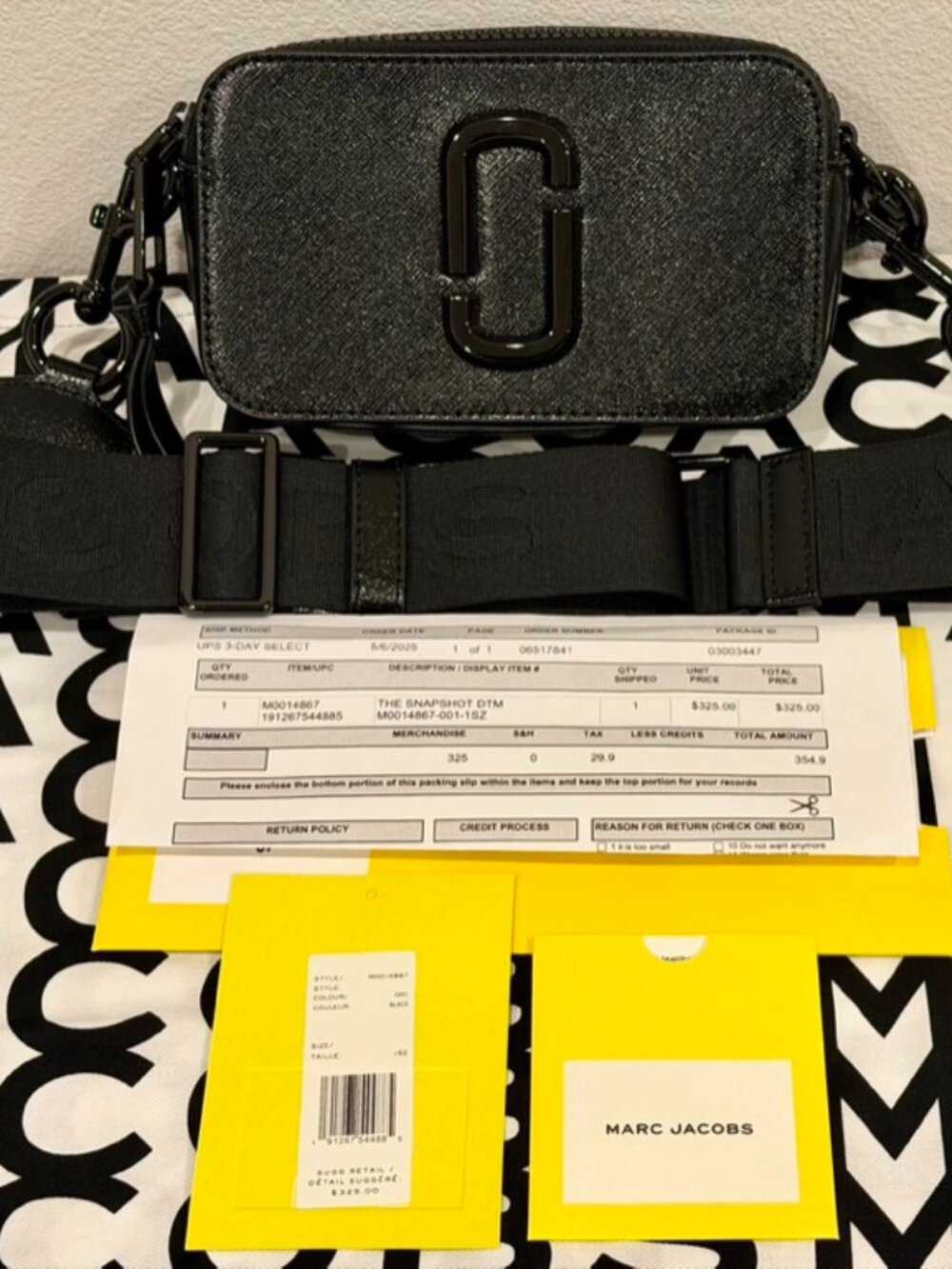 Marc Jacobs Snapshot DTM - Black